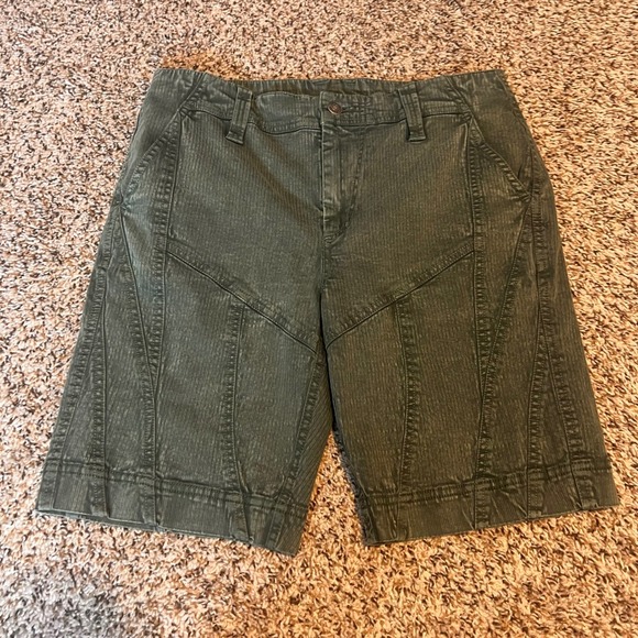FP Movement by Free People Pants - Free People Movement Women's Olive Green Corduroy Shorts Size‎ 10